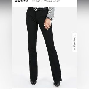 NWT Express mid rise barely boot columnist pant size 0 short